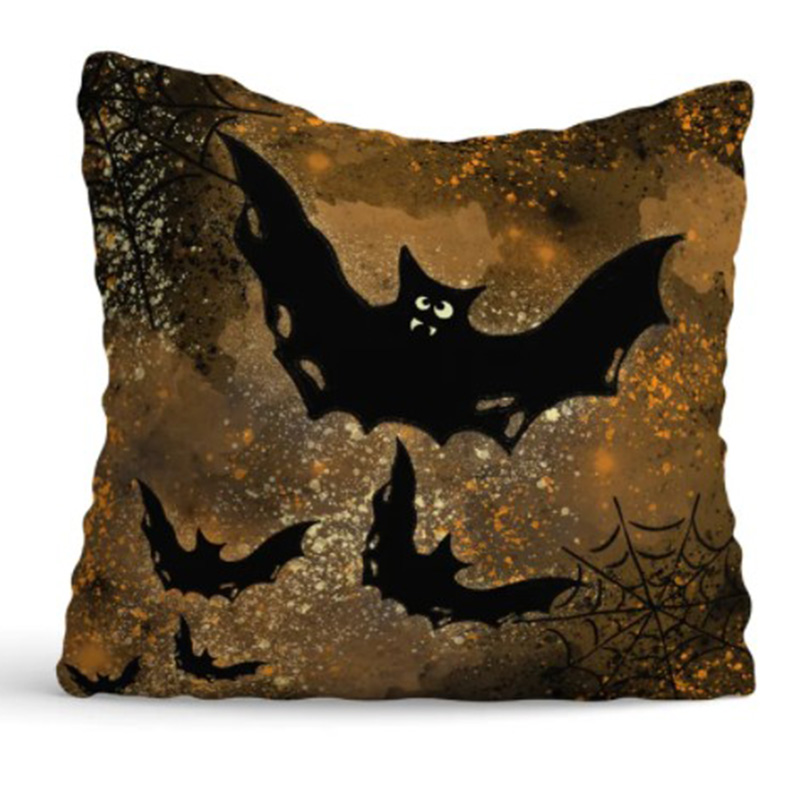 Подушка Halloween Bat Черный Серый Подушка Halloween Bat Черный Серый в Челябинске | Loft Concept