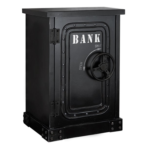 Приставная металлическая тумба в стиле лофт BANK Side Table Приставная металлическая тумба в стиле лофт BANK Side Table в Челябинске | Loft Concept