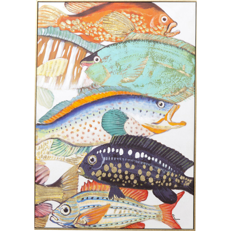 Картина Colorful Fish Painting Мульти Картина Colorful Fish Painting Мульти в Челябинске | Loft Concept