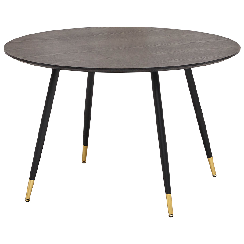 Круглый обеденный стол Mateo Round Dinner Table Коричневый Латунь Круглый обеденный стол Mateo Round Dinner Table Коричневый Латунь в Челябинске | Loft Concept