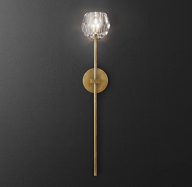 Бра RH Boule de Cristal Long Sconce Brass Латунь Бра RH Boule de Cristal Long Sconce Brass Латунь в Челябинске | Loft Concept