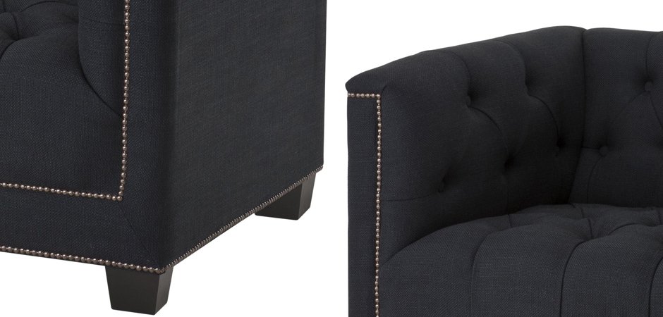 Кресло Eichholtz Chair Paolo Black Кресло Eichholtz Chair Paolo Black - Loft-Concept в Челябинске