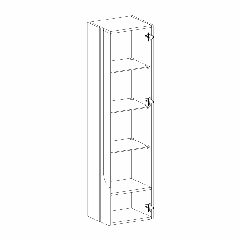 Витрина навесная Expanses of Beauty правое открывание в Челябинске