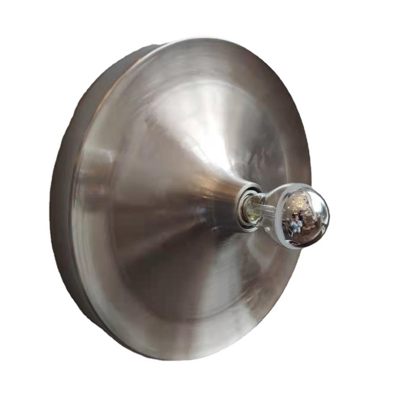Бра металл в стиле лофт Metal Disk Loft Серебряный Бра металл в стиле лофт Metal Disk Loft Серебряный в Челябинске | Loft Concept