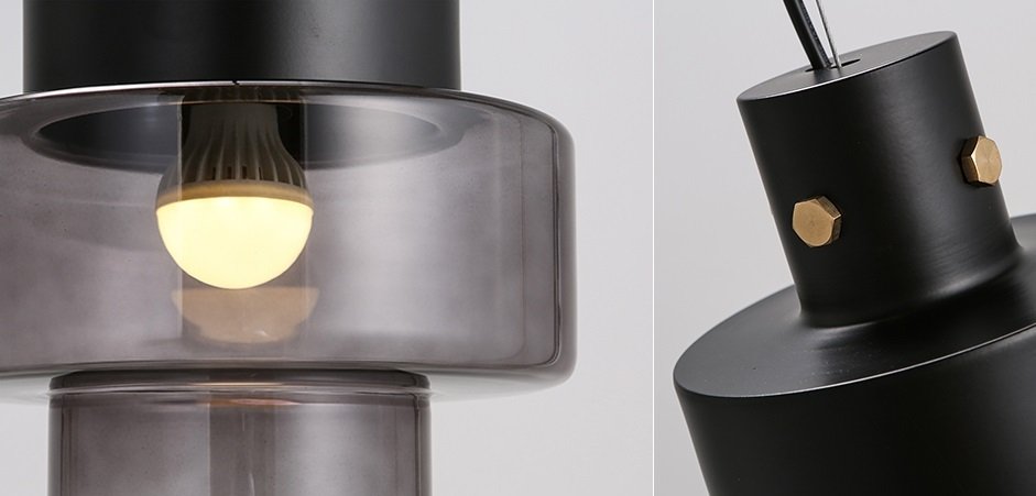 Подвесной светильник Luna Glass Pendant Dark Подвесной светильник Luna Glass Pendant Dark - Loft-Concept в Челябинске