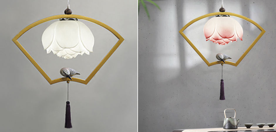 Подвесной светильник Bird with Tassel Fan Подвесной светильник Bird with Tassel Fan - Loft-Concept в Челябинске