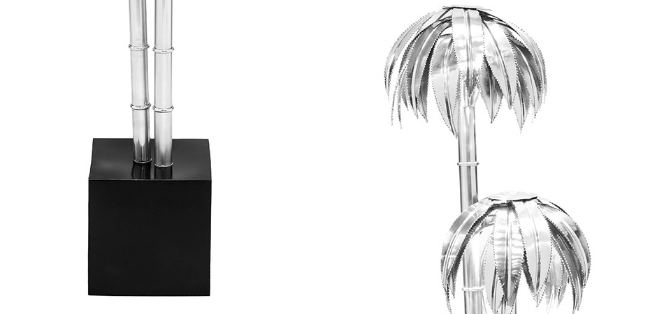 Торшер FLOOR LAMP PALMERY X2 Chromium - фото №1