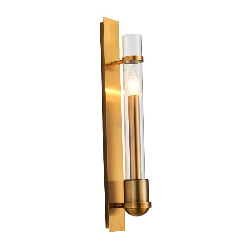 Бра Glass tube Gavanna Wall Lamp Золотой Бра Glass tube Gavanna Wall Lamp Золотой в Челябинске | Loft Concept