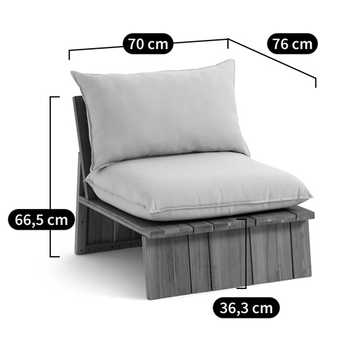 Уличное кресло из массива акации Trivett Wooden Chair Уличное кресло из массива акации Trivett Wooden Chair в Челябинске