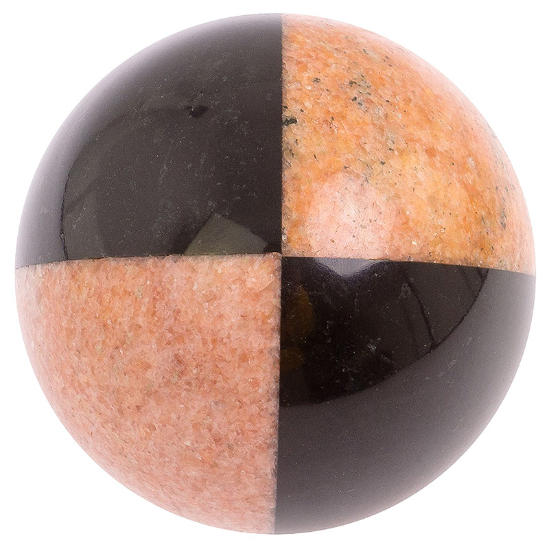 Шар декоративный из натуральных камней Розовый и Черный Мрамор Natural Stone Spheres Розовый Черный Мрамор Nero Шар декоративный из натуральных камней Розовый и Черный Мрамор Natural Stone Spheres Розовый Черный Мрамор Nero в Челябинске | Loft Concept