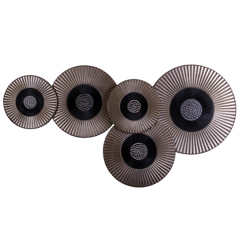 Арт-объект Rhinestone Wall Disc Brown and Black Коричневый Черный Арт-объект Rhinestone Wall Disc Brown and Black Коричневый Черный в Челябинске | Loft Concept