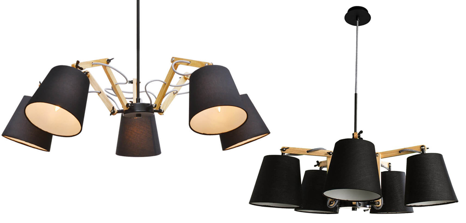 Люстра Woodland Pendant 5 Black Люстра Woodland Pendant 5 Black - Loft-Concept в Челябинске