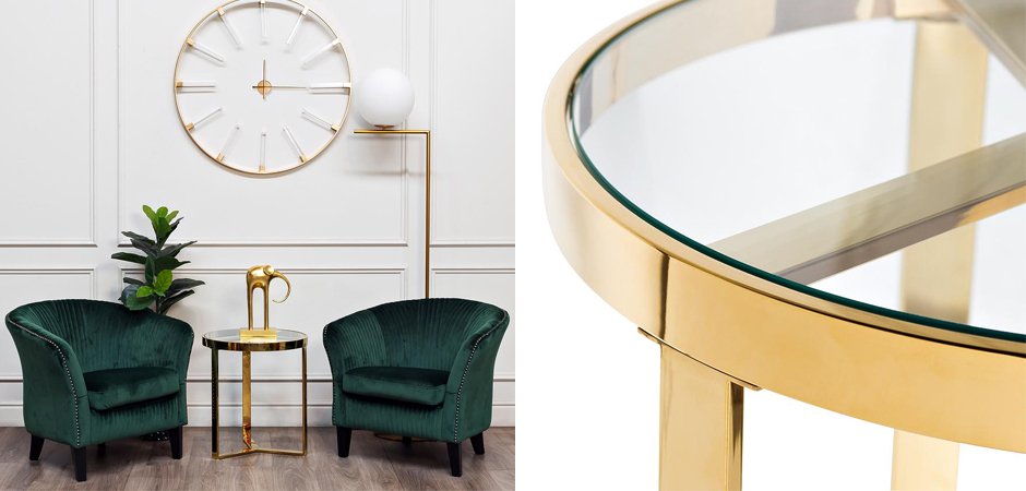 Приставной стол Neoclassic Tee Gold Приставной стол Neoclassic Tee Gold - Loft-Concept в Челябинске