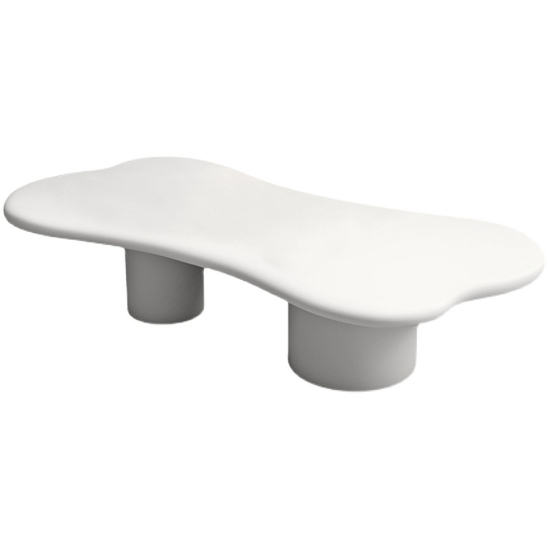 Кофейный стол Lula Curved Coffee Table Белый Кофейный стол Lula Curved Coffee Table Белый в Челябинске | Loft Concept