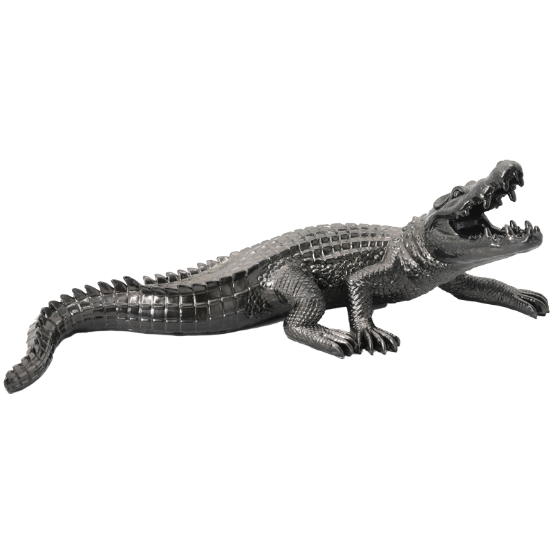 Статуэтка Crocodile Gray Серый (Gray) Статуэтка Crocodile Gray Серый (Gray) в Челябинске | Loft Concept