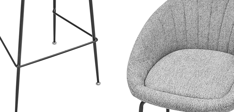 Барный стул Alberto Bar Stool Gray Барный стул Alberto Bar Stool Gray - Loft-Concept в Челябинске
