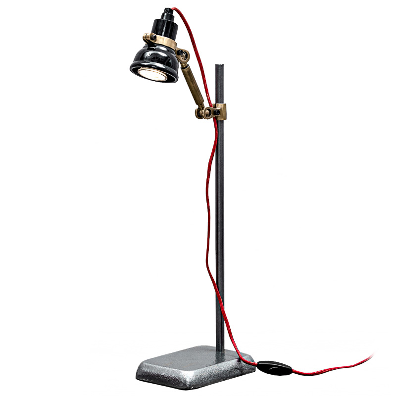 Настольная лампа Celsi Loft Table lamp Серый Латунь Настольная лампа Celsi Loft Table lamp Серый Латунь в Челябинске | Loft Concept