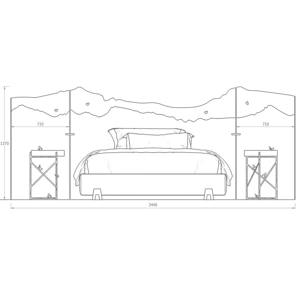 Кровать Okinawa в Челябинске