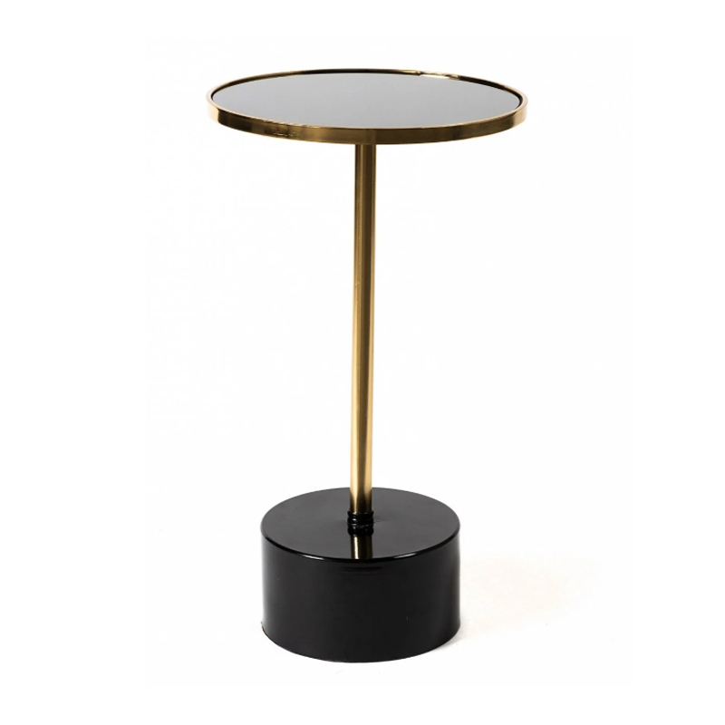 Приставной стол Single-Legged Table round Черный Приставной стол Single-Legged Table round Черный в Челябинске | Loft Concept