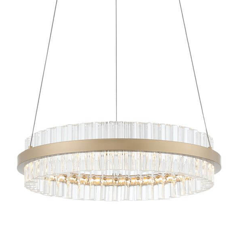 Люстра Ring Horizontal Gold матовое золото в Челябинске | Loft Concept 