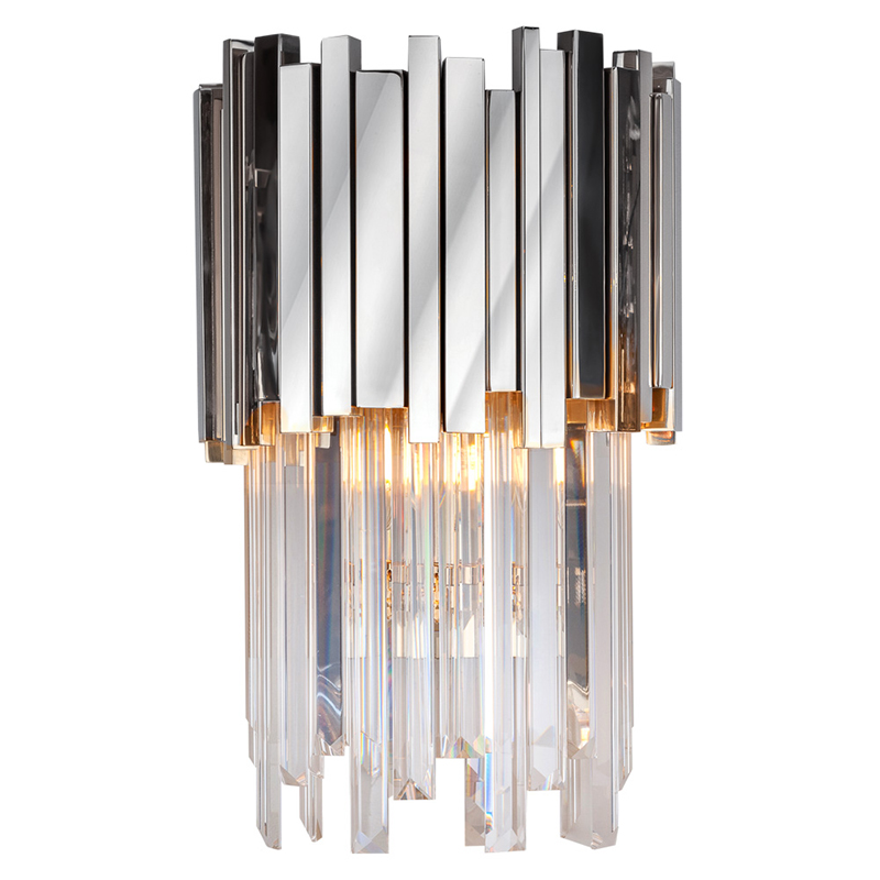Бра Luxxu Modern Cascade Wall Lamp Silver 40 Прозрачное Стекло Серебряный Бра Luxxu Modern Cascade Wall Lamp Silver 40 Прозрачное Стекло Серебряный в Челябинске | Loft Concept
