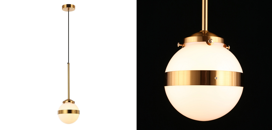 Подвесной светильник White Sphere Латунь Подвесной светильник White Sphere Латунь - Loft-Concept в Челябинске