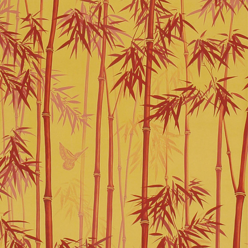 Обои ручная роспись Distant Bamboo Firefly on dyed paper Обои ручная роспись Distant Bamboo Firefly on dyed paper в Челябинске | Loft Concept
