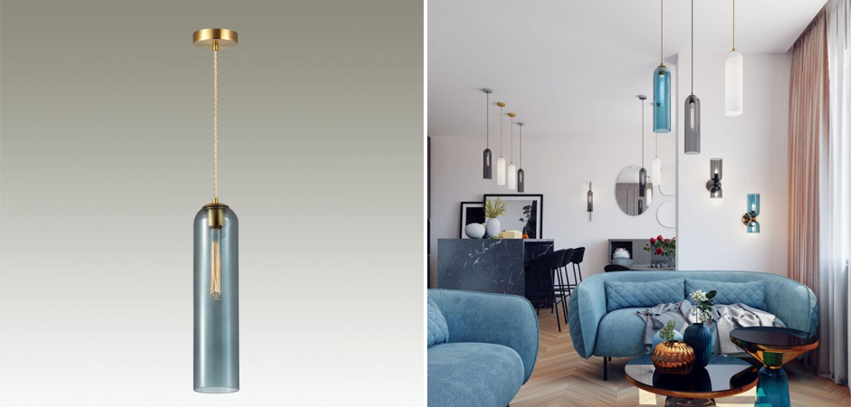 Подвесной Светильник Articolo Синий Подвесной Светильник Articolo Синий - Loft-Concept в Челябинске