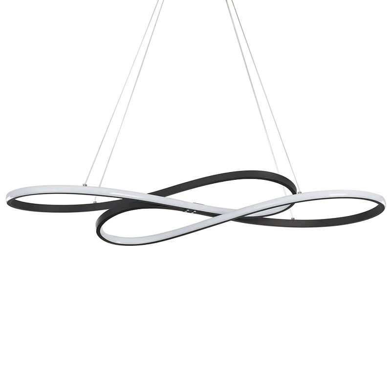 Светодиодная люстра в виде спирали Spiral Lighting Black Черный Светодиодная люстра в виде спирали Spiral Lighting Black Черный в Челябинске | Loft Concept