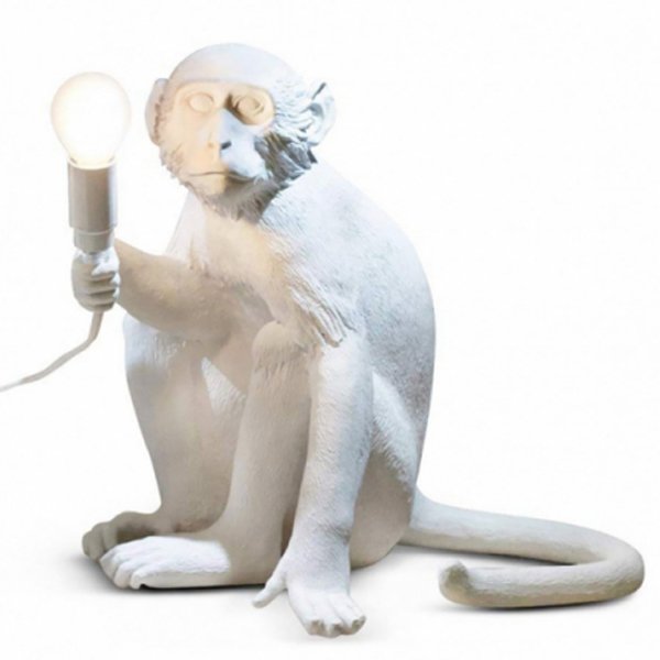 Настольная лампа Seletti Monkey Lamp Sitting Version Настольная лампа Seletti Monkey Lamp Sitting Version в Челябинске | Loft Concept