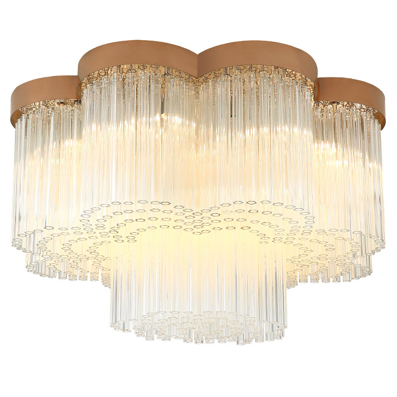 Потолочный светильник Greggers Ceiling Lamp Бронза Прозрачный в Челябинске | Loft Concept 