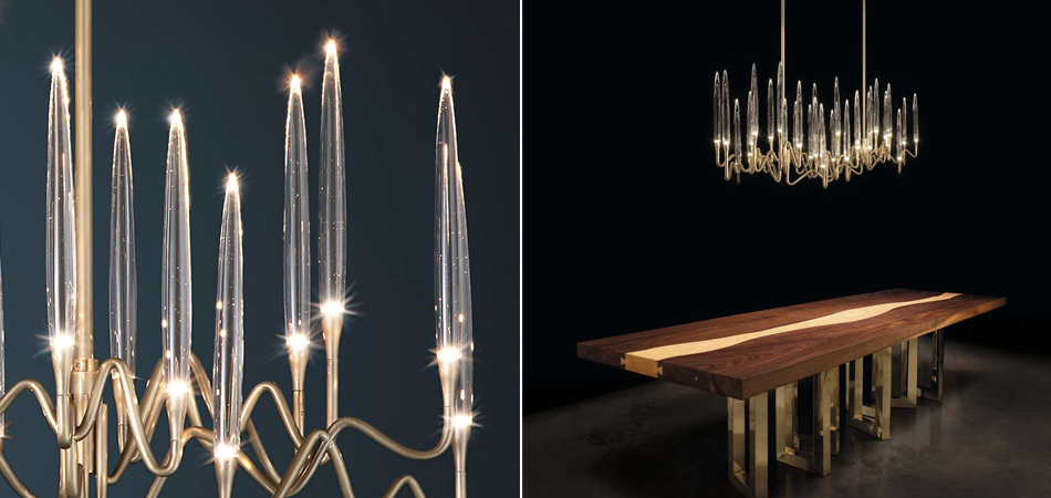 Люстра Chandelier Brass and Crystals Люстра Chandelier Brass and Crystals - Loft-Concept в Челябинске