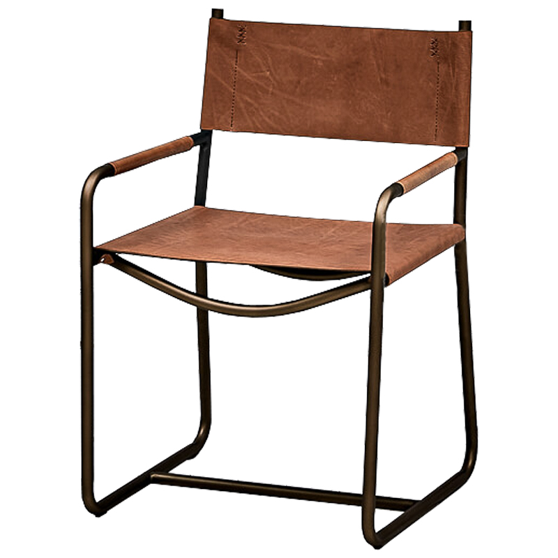Стул Samuel Stool brown Темная бронза Коричневый в Челябинске | Loft Concept 