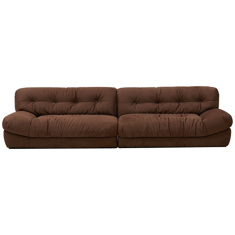 Диван коричневый Harlan Sofa Brown Коричневый Диван коричневый Harlan Sofa Brown Коричневый в Челябинске | Loft Concept