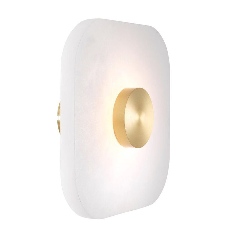 Бра Eichholtz Wall Lamp Aguaron S Латунь Белый Бра Eichholtz Wall Lamp Aguaron S Латунь Белый в Челябинске | Loft Concept
