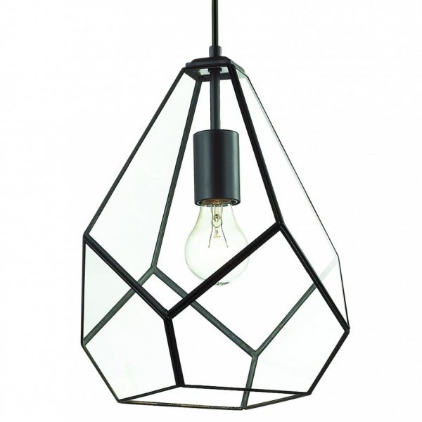 Подвесной светильник Geometry Glass Light Pendant Transparent Прозрачный Подвесной светильник Geometry Glass Light Pendant Transparent Прозрачный в Челябинске | Loft Concept