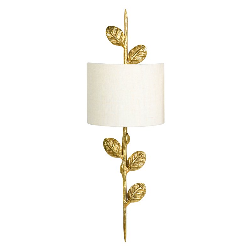 Бра Branch with Leaves Sconces Золотой Белый Бра Branch with Leaves Sconces Золотой Белый в Челябинске | Loft Concept