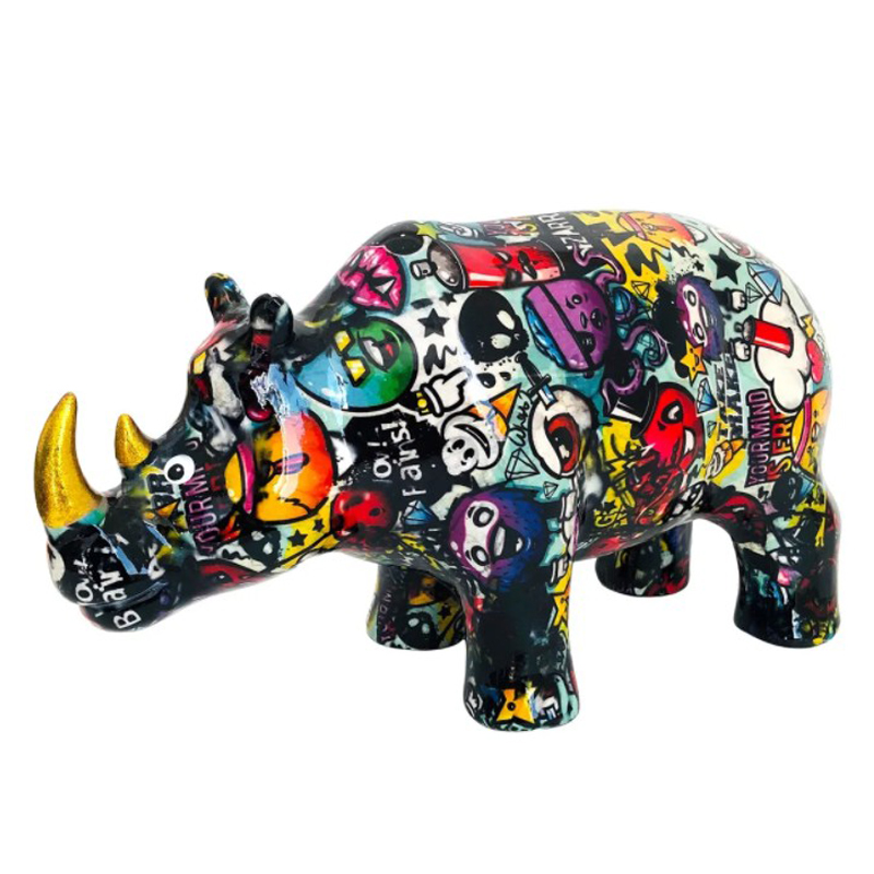 Статуэтка Graffiti Rhinoceros Мульти Статуэтка Graffiti Rhinoceros Мульти в Челябинске | Loft Concept