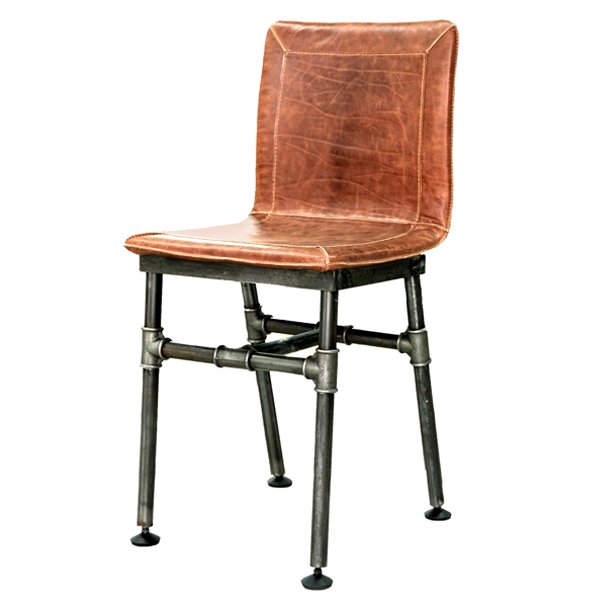 Барный стул Iron Loft Bar stool brown Коричневый винтаж Черный Барный стул Iron Loft Bar stool brown Коричневый винтаж Черный в Челябинске | Loft Concept