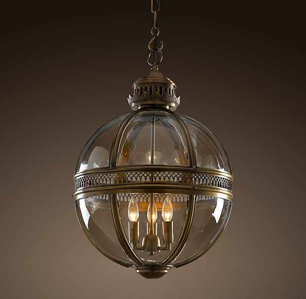 Люстра Sphere Old Roman Chandelier Латунь Античная полированная Люстра Sphere Old Roman Chandelier Латунь Античная полированная в Челябинске | Loft Concept