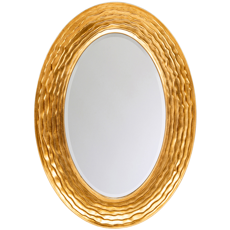 Зеркало Golden Waves Oval Mirror Зеркало Golden Waves Oval Mirror в Челябинске | Loft Concept