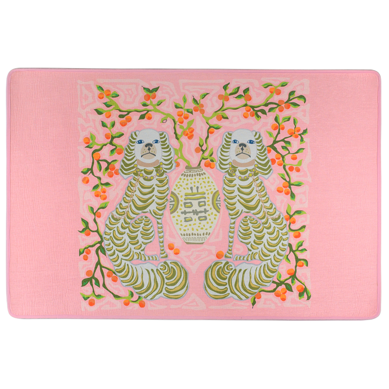 Ковер Two Dogs Rug pink Розовый Мульти в Челябинске | Loft Concept 