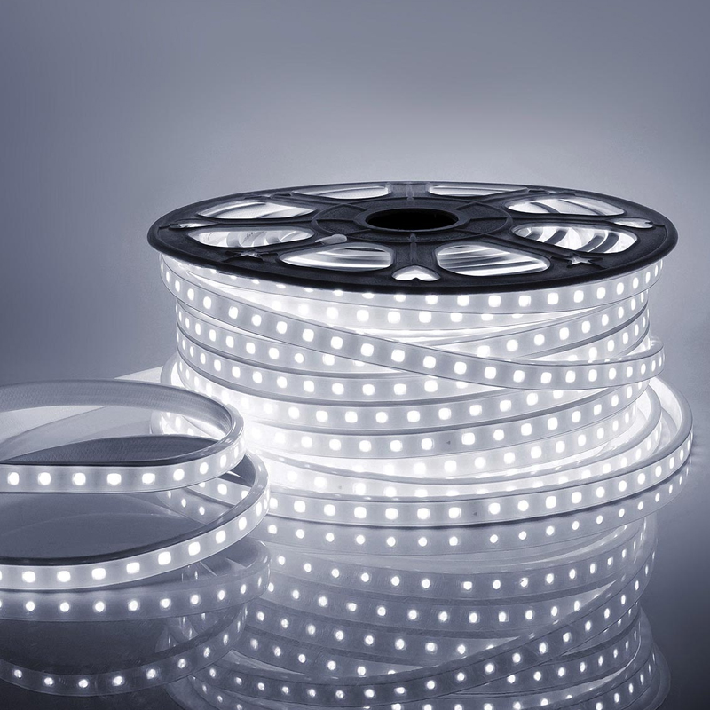 Светодиодная влагозащищенная лента 6W/m 60LED/m 2835SMD холодный белый 50M Белый Светодиодная влагозащищенная лента 6W/m 60LED/m 2835SMD холодный белый 50M Белый в Челябинске | Loft Concept