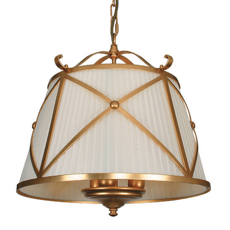 Люстра абажур Provence Lampshade Light Gold Chandelier Бежевый Золотой Люстра абажур Provence Lampshade Light Gold Chandelier Бежевый Золотой в Челябинске | Loft Concept