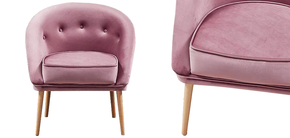 Кресло Gwyn Chair pink Кресло Gwyn Chair pink - Loft-Concept в Челябинске