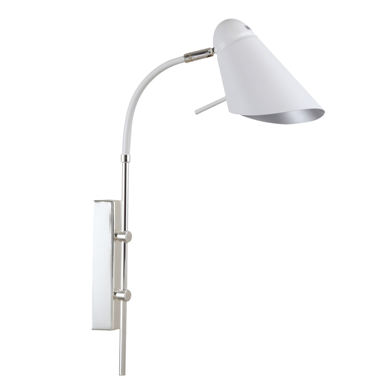 Бра Silvi Sconce Серебряный Белый Бра Silvi Sconce Серебряный Белый в Челябинске | Loft Concept