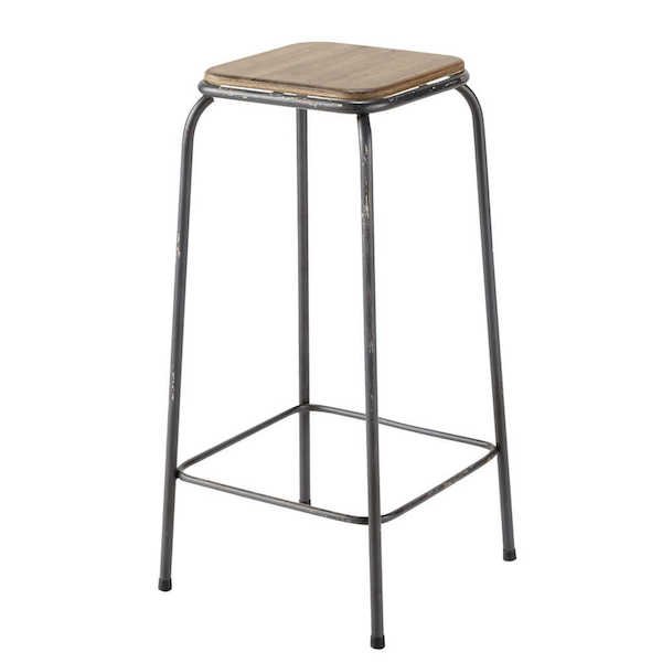 Барный стул Industrial Metal Rust Kraft Barstool Коричневый Сталь в Челябинске | Loft Concept 
