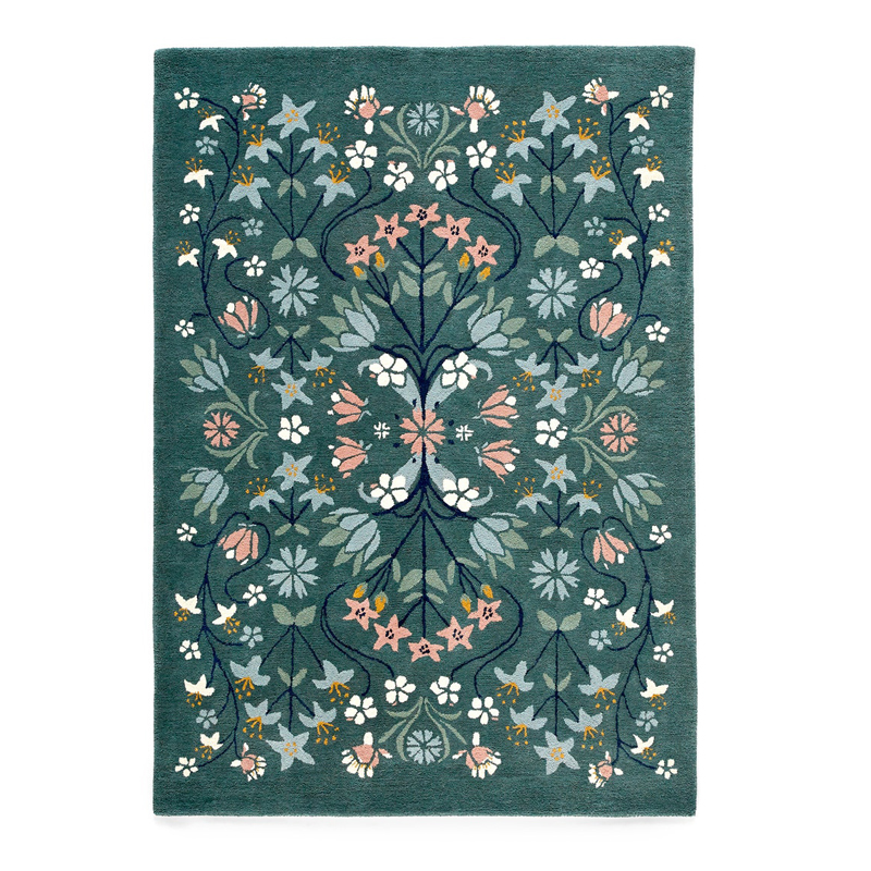 Ковер Floral Pattern 100% шерсть Мульти Ковер Floral Pattern 100% шерсть Мульти в Челябинске | Loft Concept