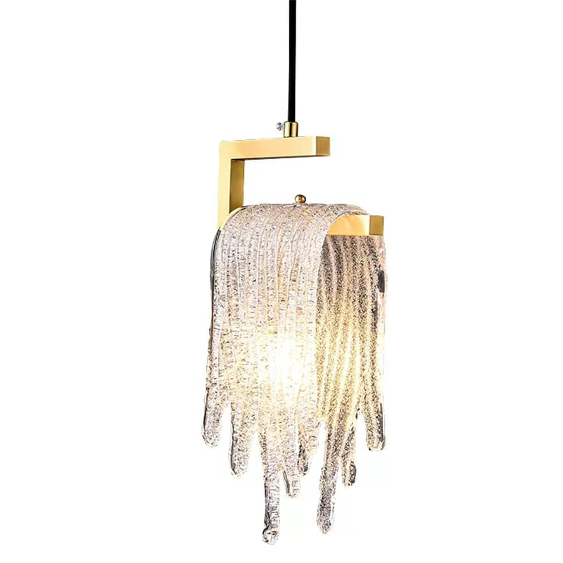 Подвесной светильник Fused Glass Hanging lamp Золотой Подвесной светильник Fused Glass Hanging lamp Золотой в Челябинске | Loft Concept