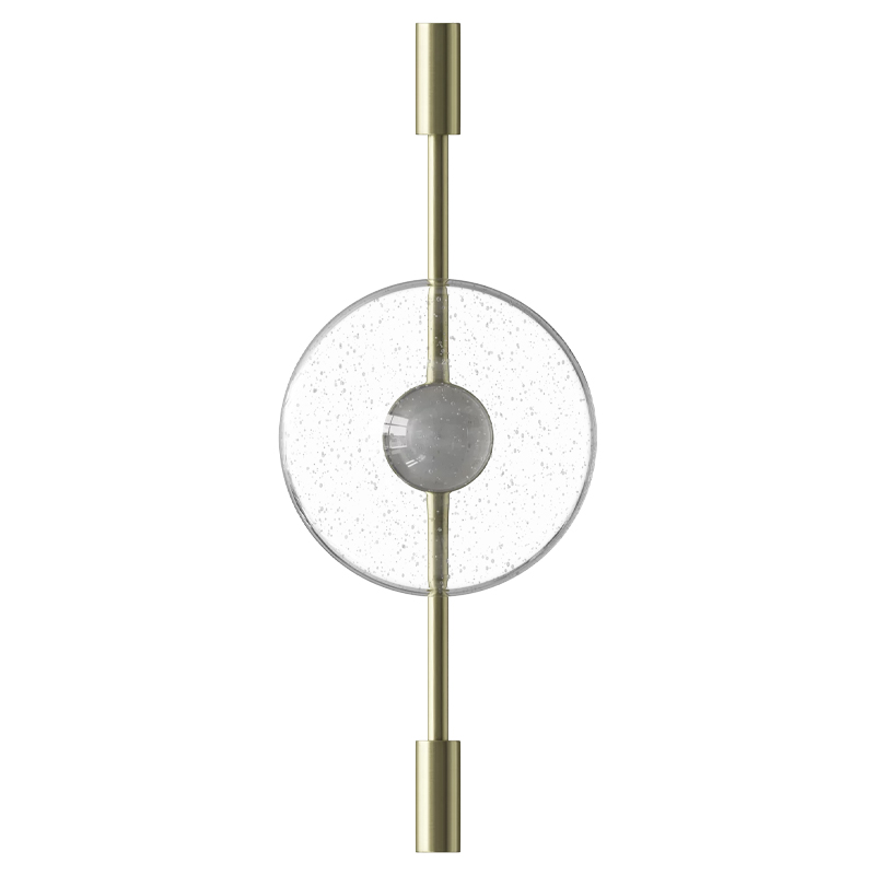 Бра Balance brass Латунь Прозрачный Бра Balance brass Латунь Прозрачный в Челябинске | Loft Concept